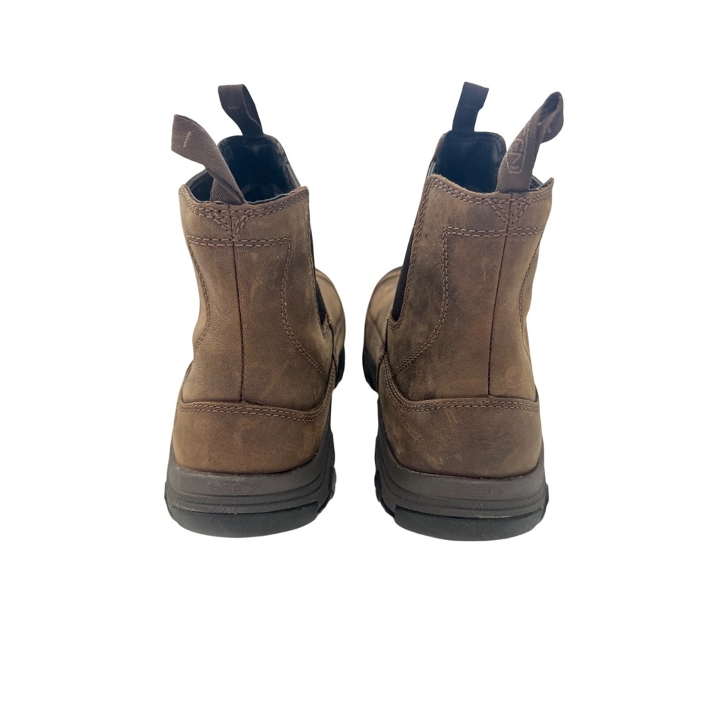 KEEN Anchorage III Waterproof Anchorage Boots Mens Brown Leather Slip On 1017790 - Picture 3 of 13